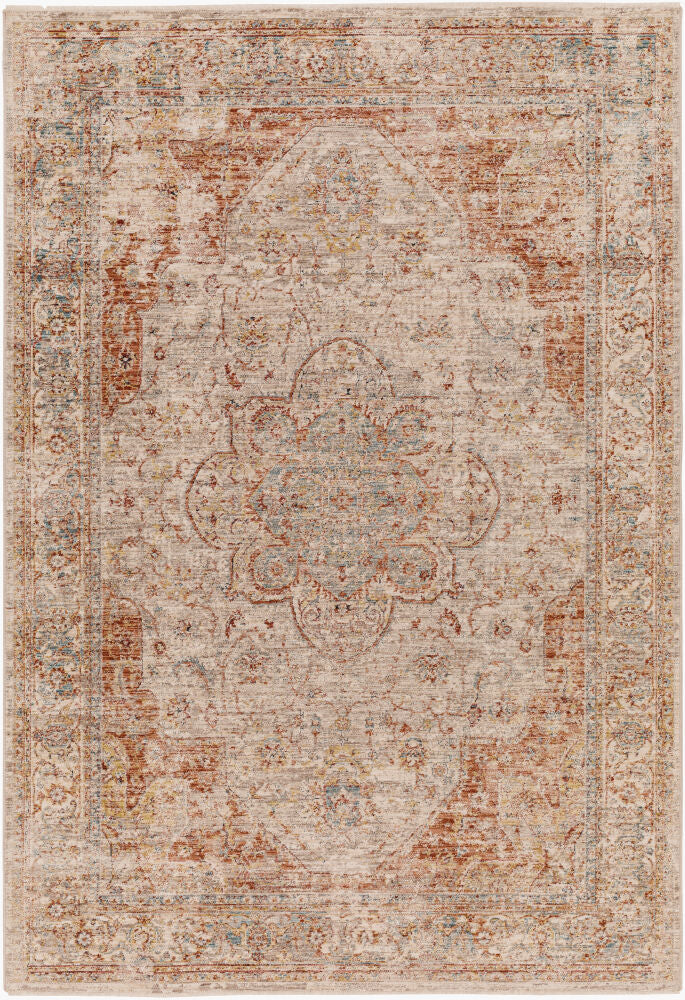 Aspendos Machine Woven Rug — Black/Cream Livabliss Area Rug