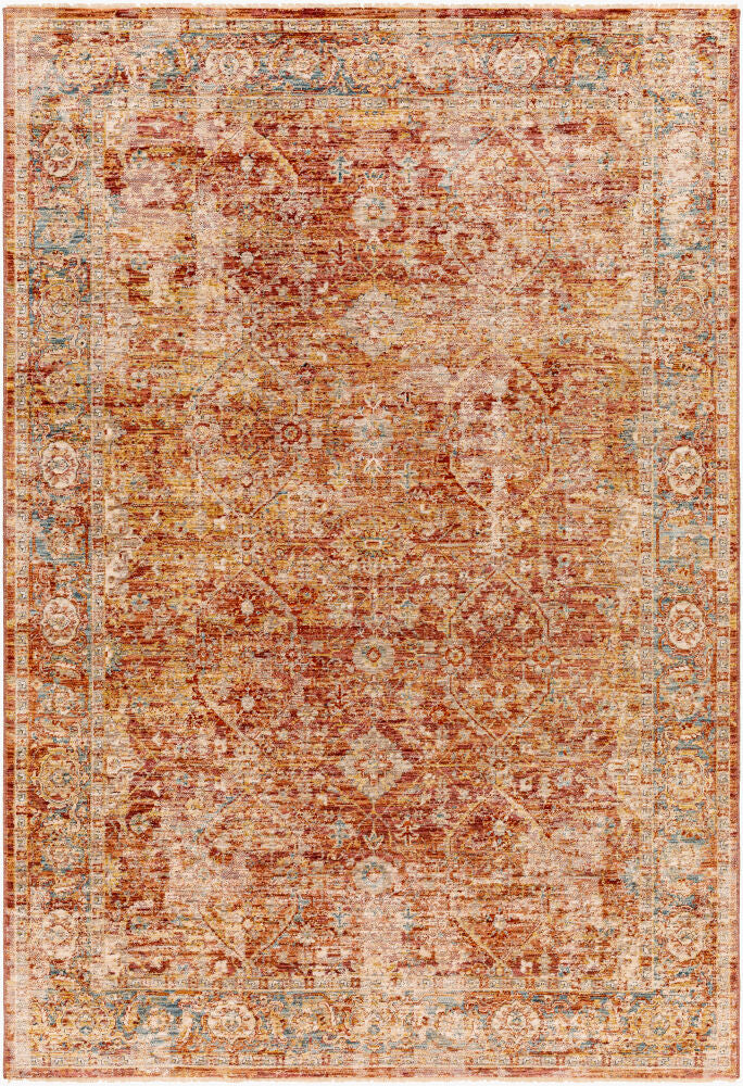 Aspendos Machine Woven Rug — Black/Burgandy Livabliss Runner Rug
