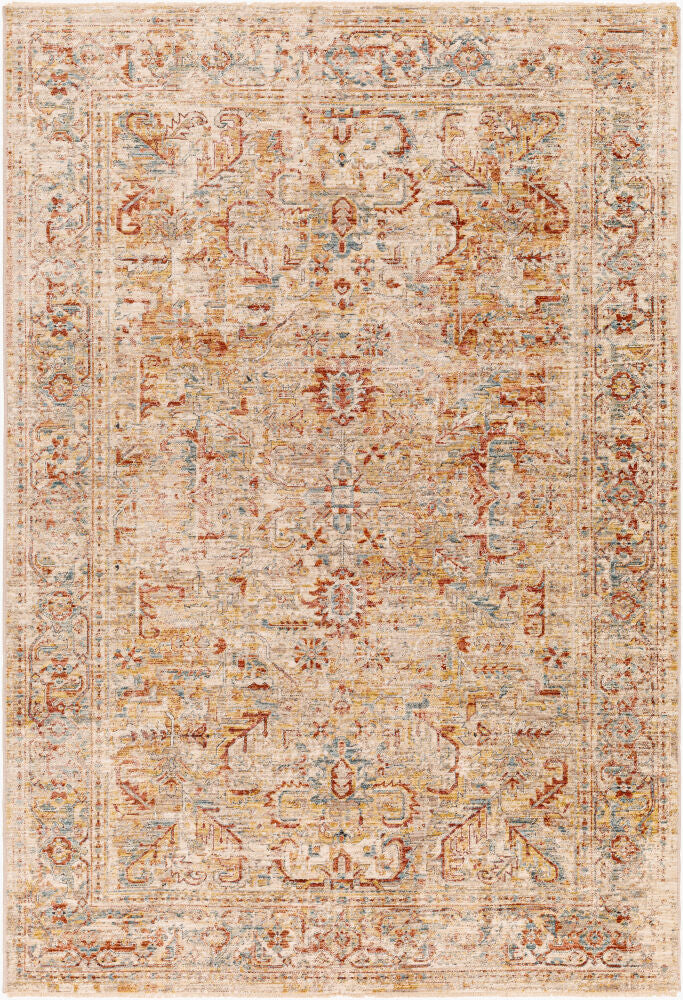 Aspendos Machine Woven Rug — Black/Burgandy Livabliss Runner Rug