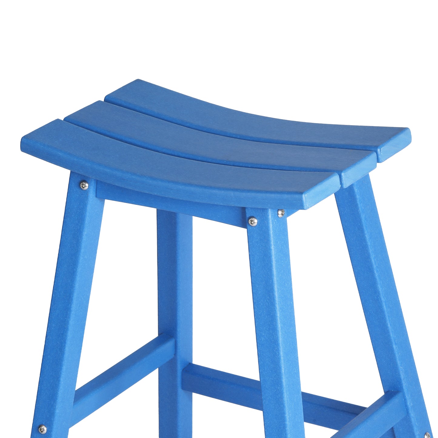 Stockholm All-Weather Outdoor Saddle Counter Stool (24" Height) Seahawk Designs Patio Bar & Counter Stools