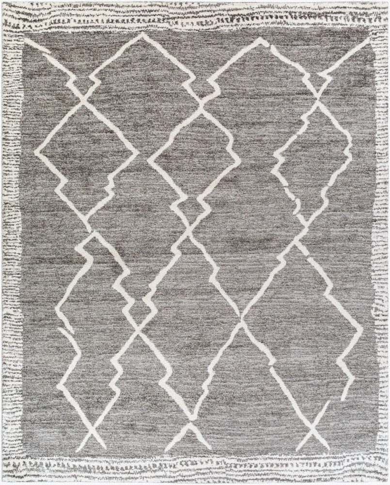 Andorra Machine Woven Rug — Charcoal/Gray Livabliss Area Rug