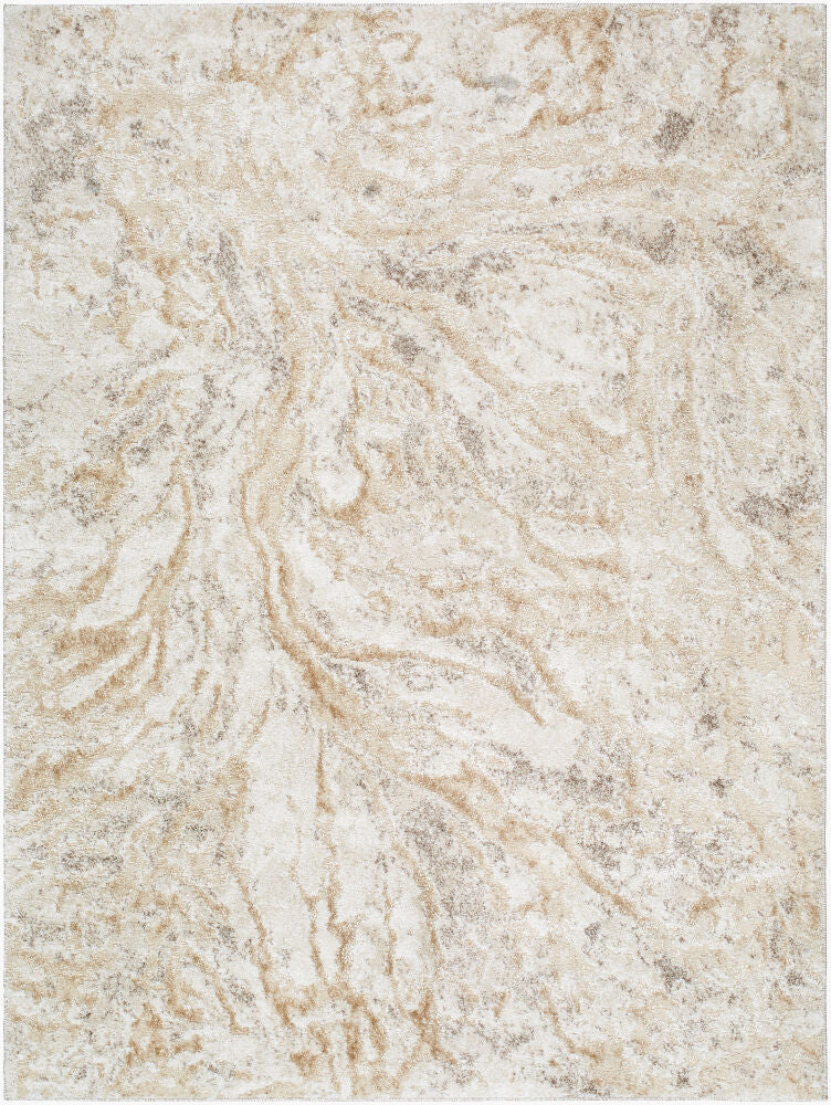 Andorra Plus Machine Woven Rug — Ivory/Light Beige Livabliss Area Rug
