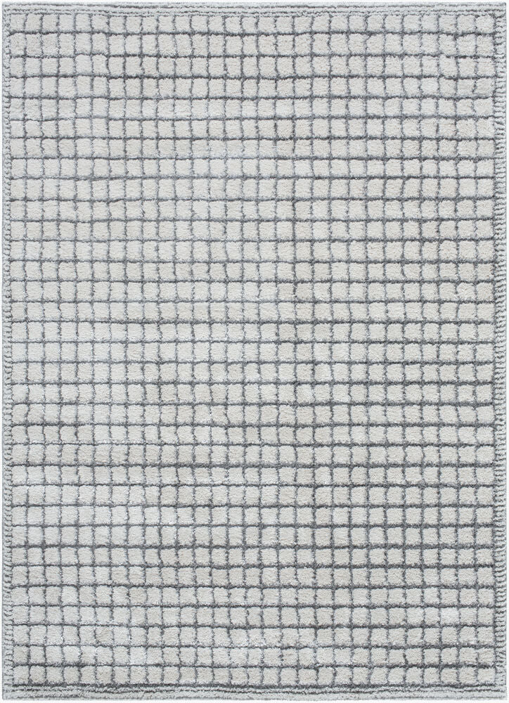 Andorra Plus Machine Woven Rug — Charcoal/Light Gray Livabliss Area Rug