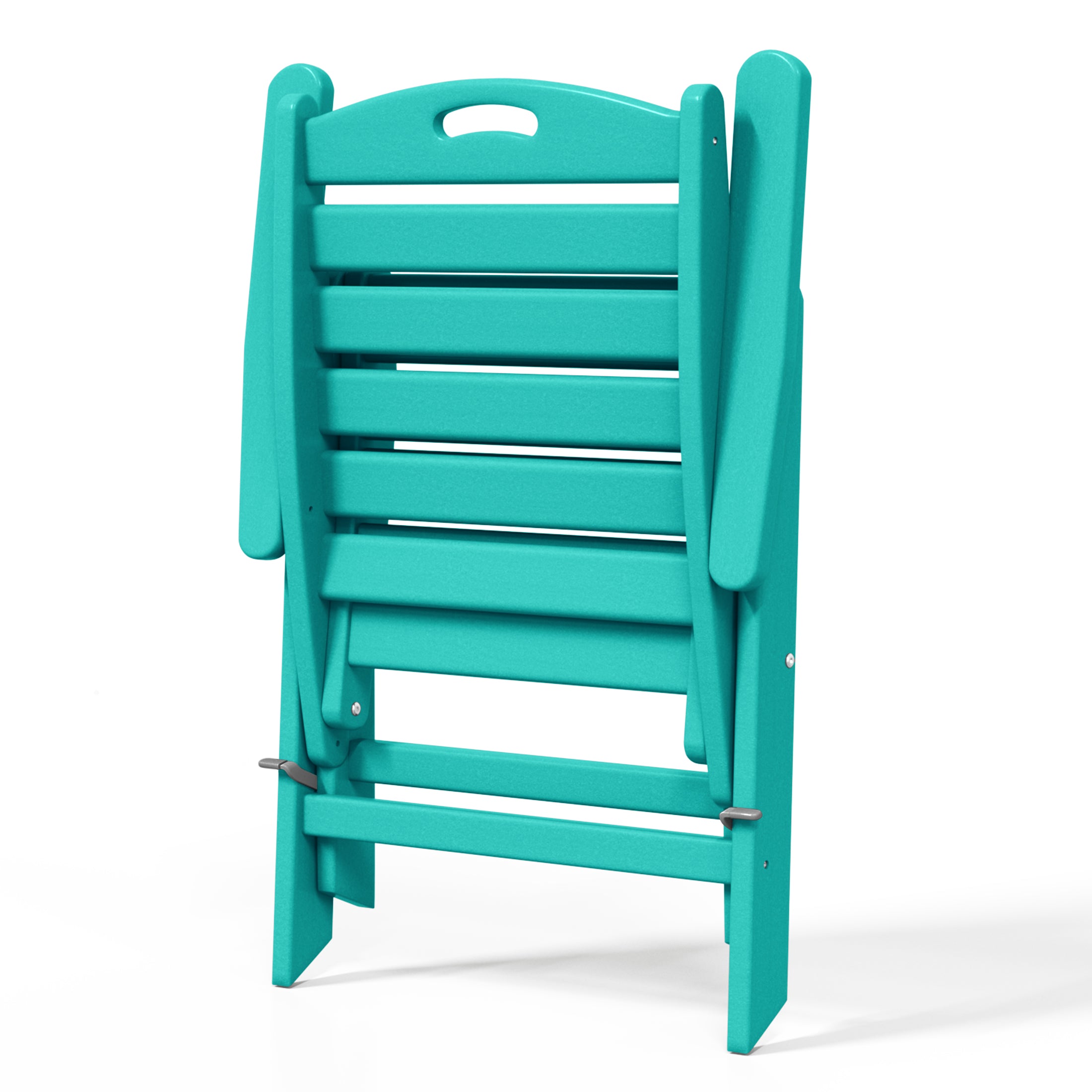 Aarhus All-Weather Outdoor Patio Folding Tall Back Dining Chair (38" High) Seahawk Designs Patio Dining Chairs