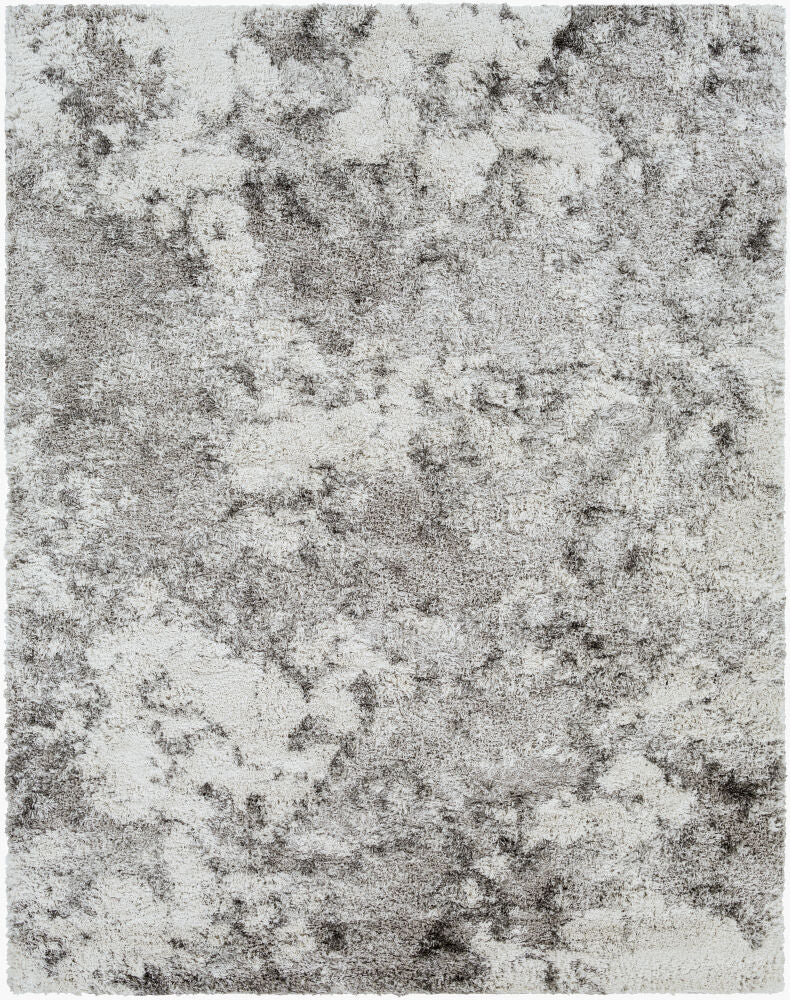 Alta Shag Machine Woven Rug — Gray/Light Gray Livabliss Area Rug