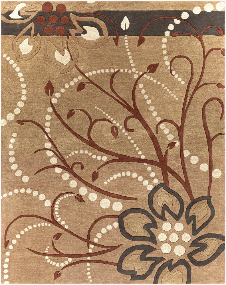 Athena Handmade Rug — Beige/Brown Livabliss Area Rug