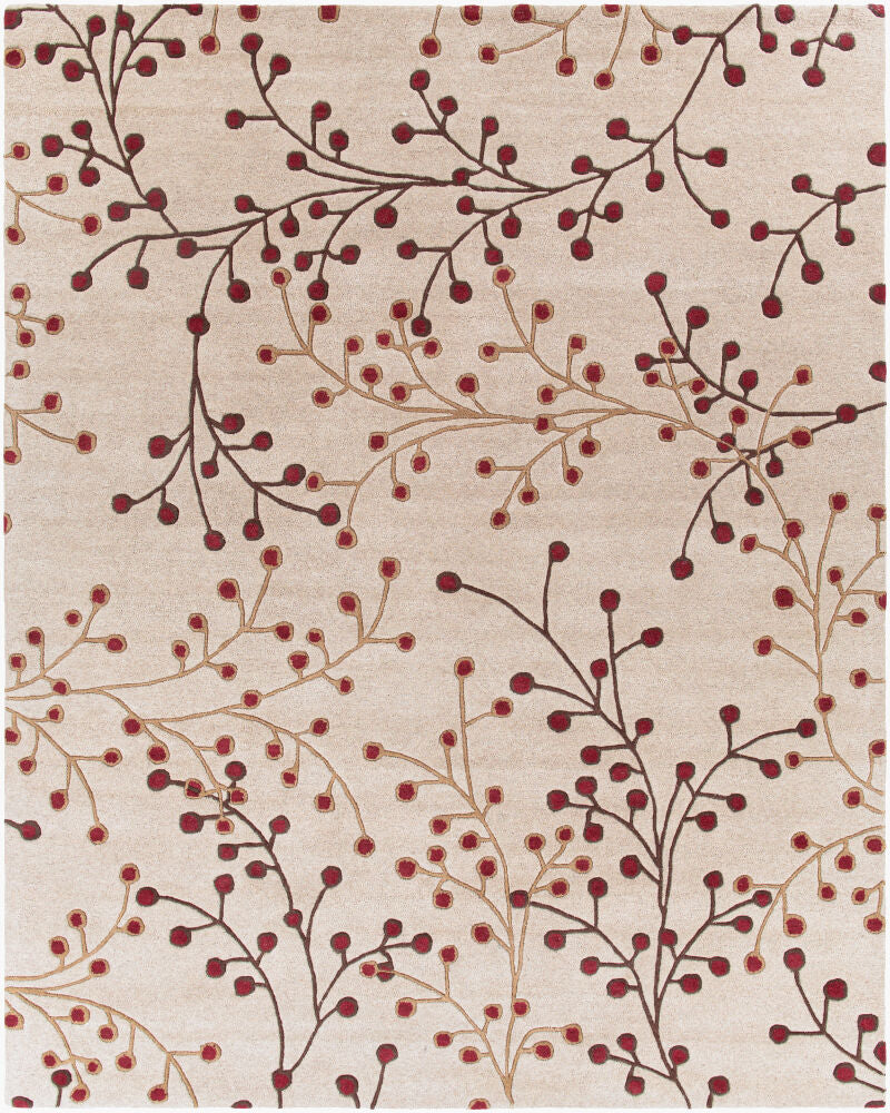 Athena Handmade Rug — Brown/Burgandy Livabliss Area Rug