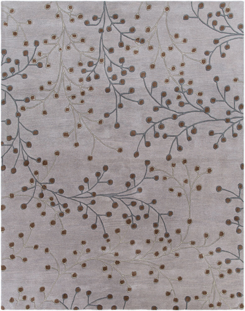 Athena Handmade Rug — Dark Brown/Dusty Sage Livabliss Area Rug
