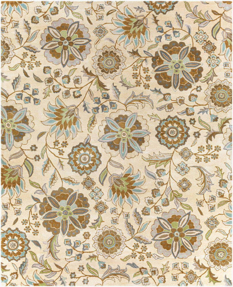 Athena Handmade Rug — Brown/Denim Livabliss Area Rug