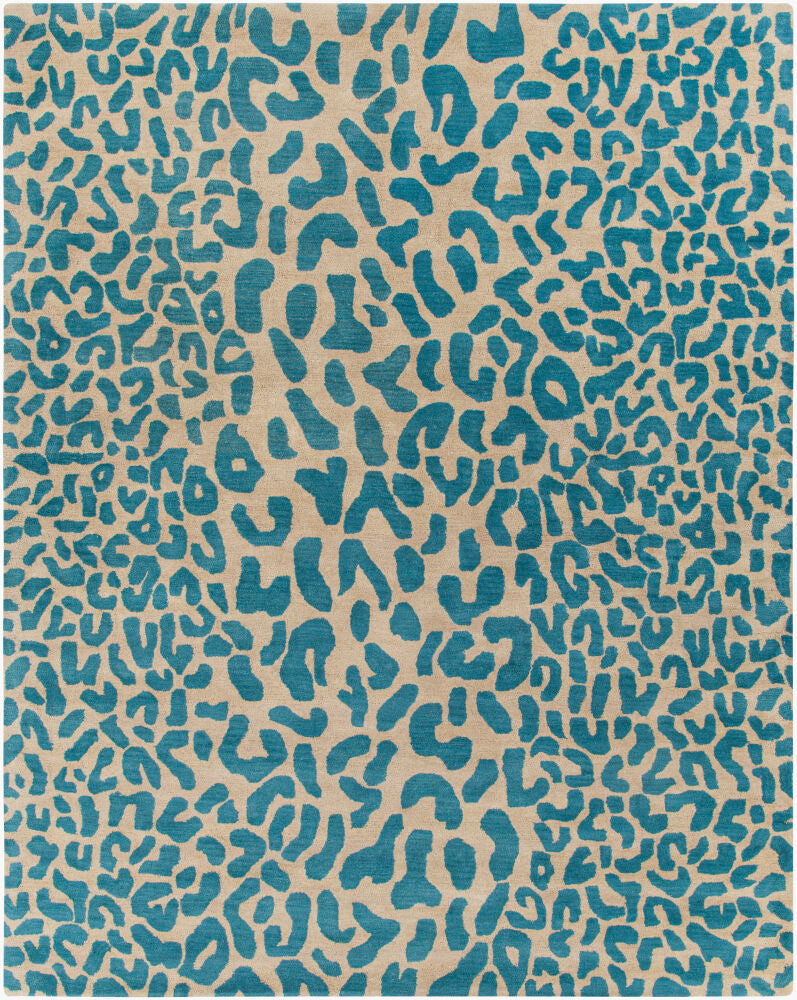 Athena Handmade Rug — Brown/Deep Teal Livabliss Area Rug