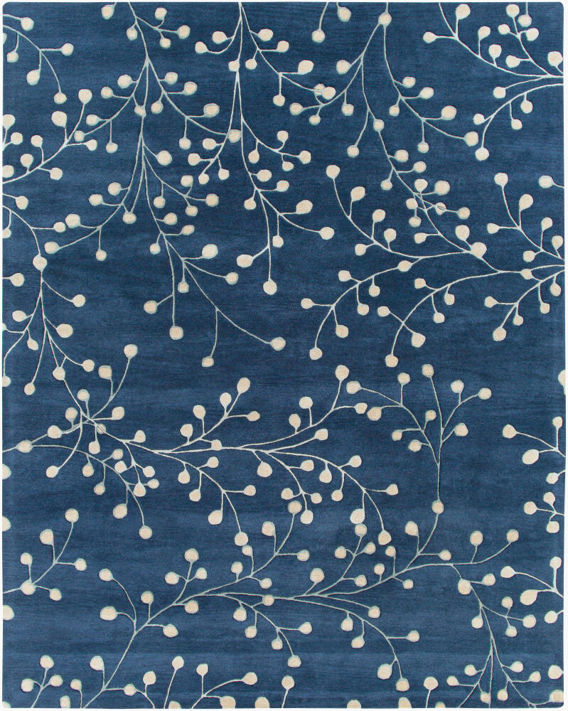 Athena Handmade Rug — Ink Blue/Sage Livabliss Area Rug