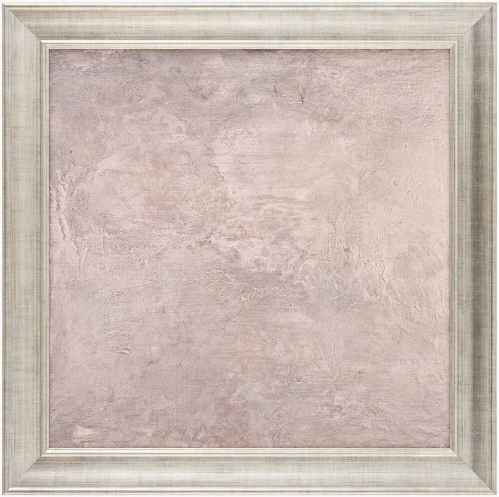 Atmosphere Framed Art — Blush/Metallic - Silver Livabliss Wall Art