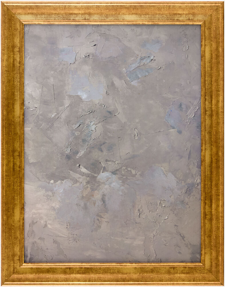Atmosphere Framed Art — Gray/Metallic - Gold Livabliss Wall Art