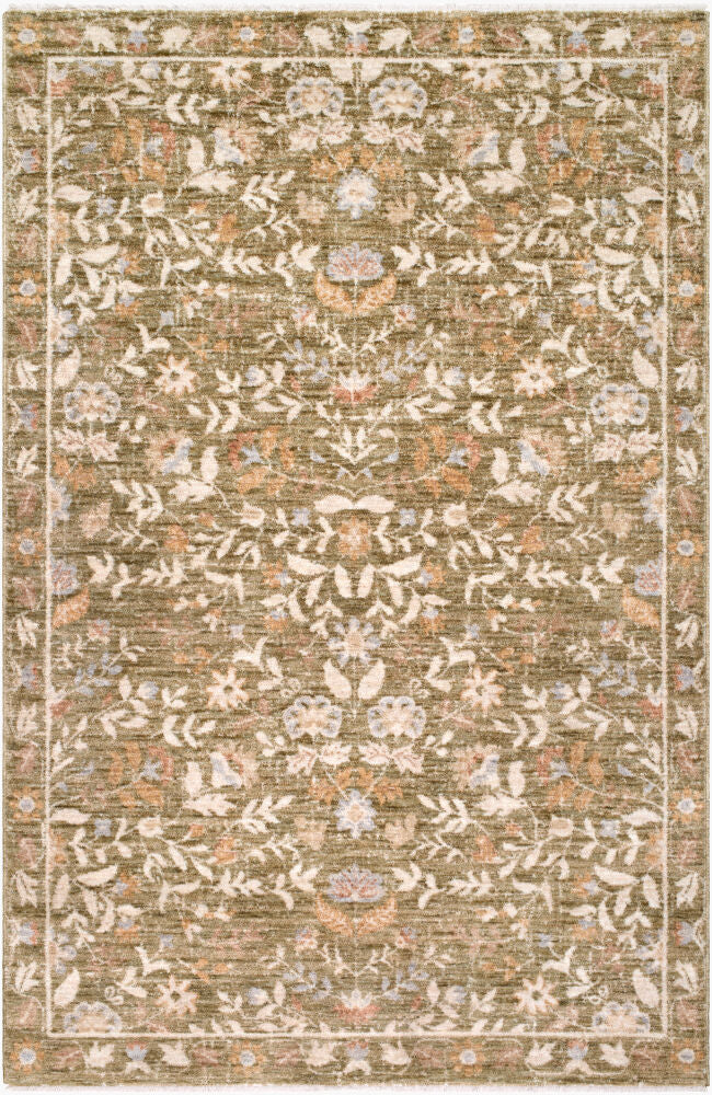 Autumn Machine Woven Rug — Brown/Ivory Livabliss Area Rug