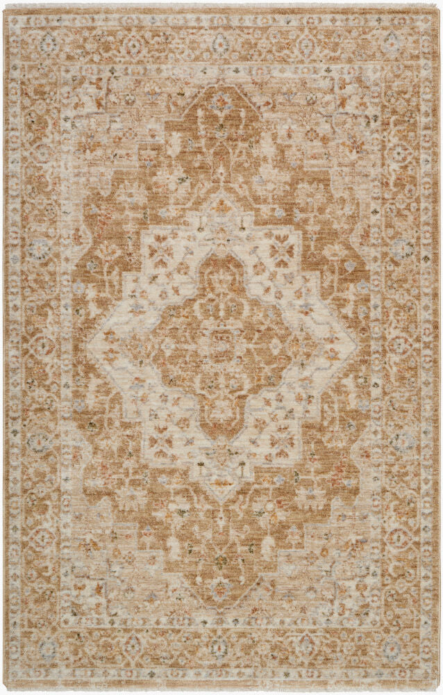 Autumn Machine Woven Rug — Brown/Ivory Livabliss Area Rug