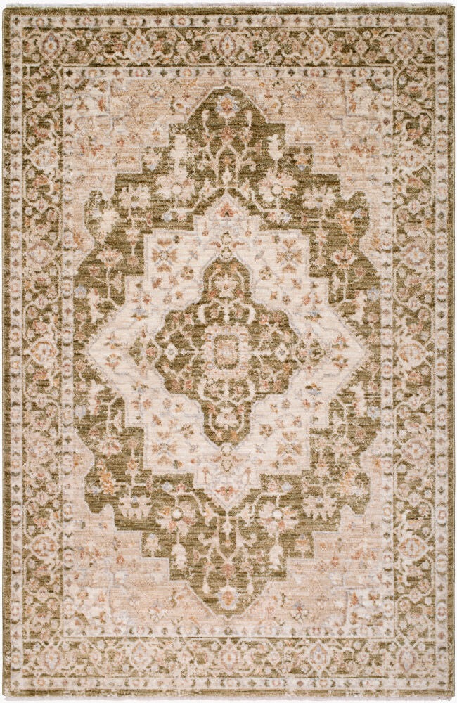 Autumn Machine Woven Rug — Brown/Ivory Livabliss Area Rug