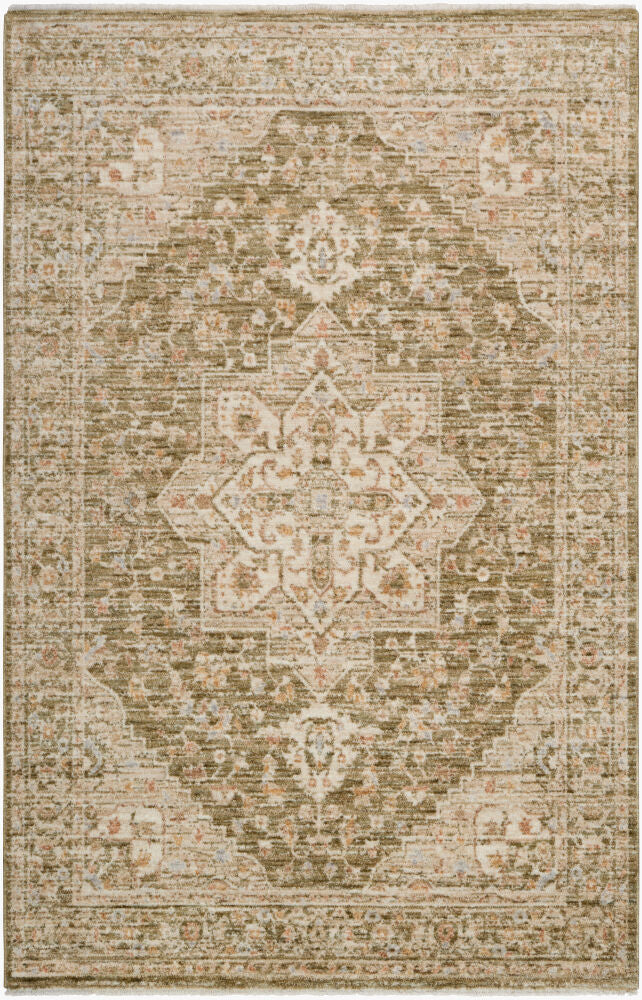 Autumn Machine Woven Rug — Brown/Ivory Livabliss Area Rug