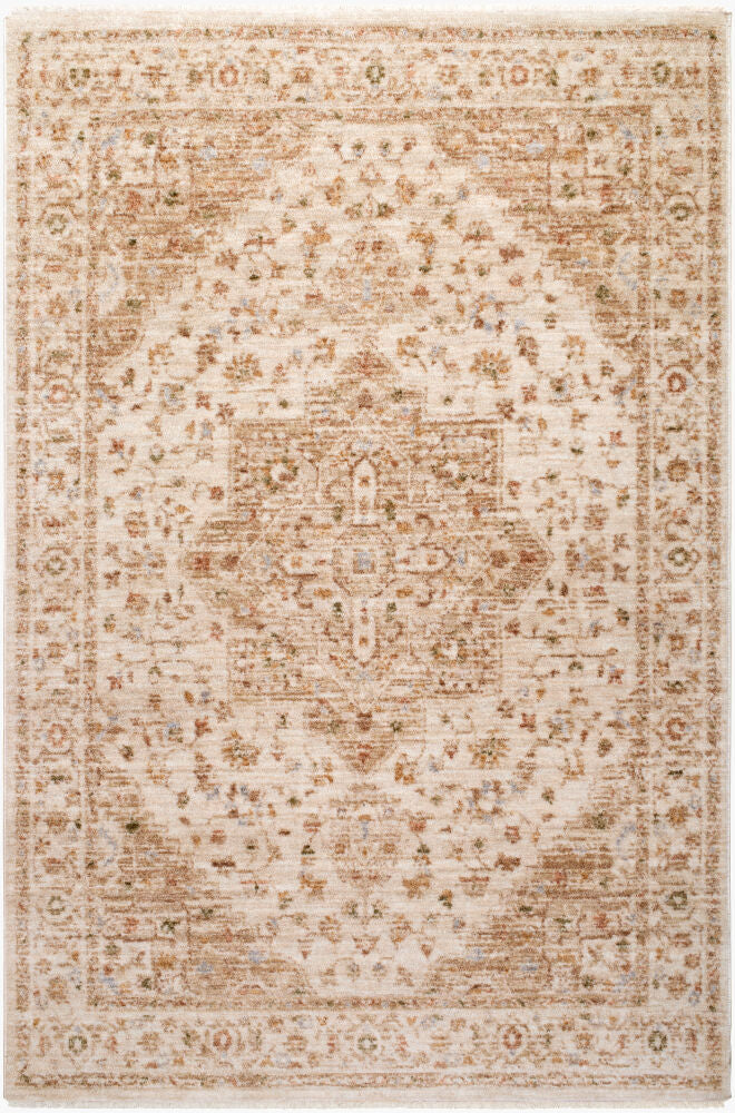 Autumn Machine Woven Rug — Brown/Ivory Livabliss Area Rug