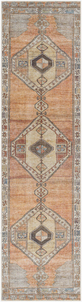 Antiquity Machine Woven Rug — Brown/Camel Livabliss Runner Rug