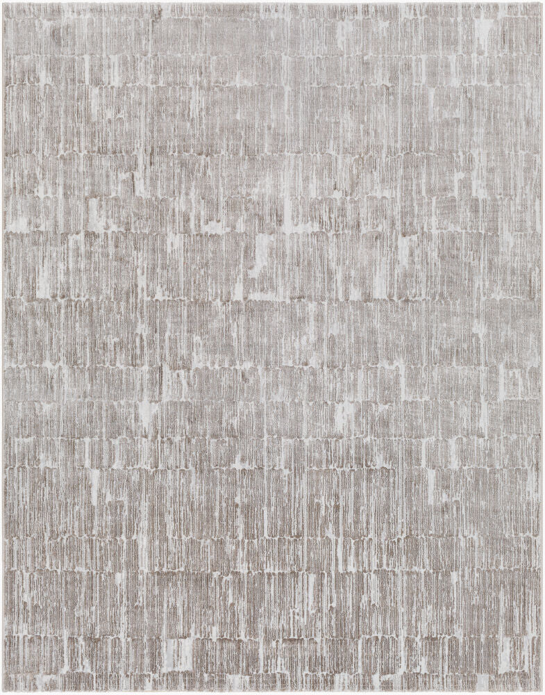 Avshar Machine Woven Rug — Cream/Gray Livabliss Area Rug