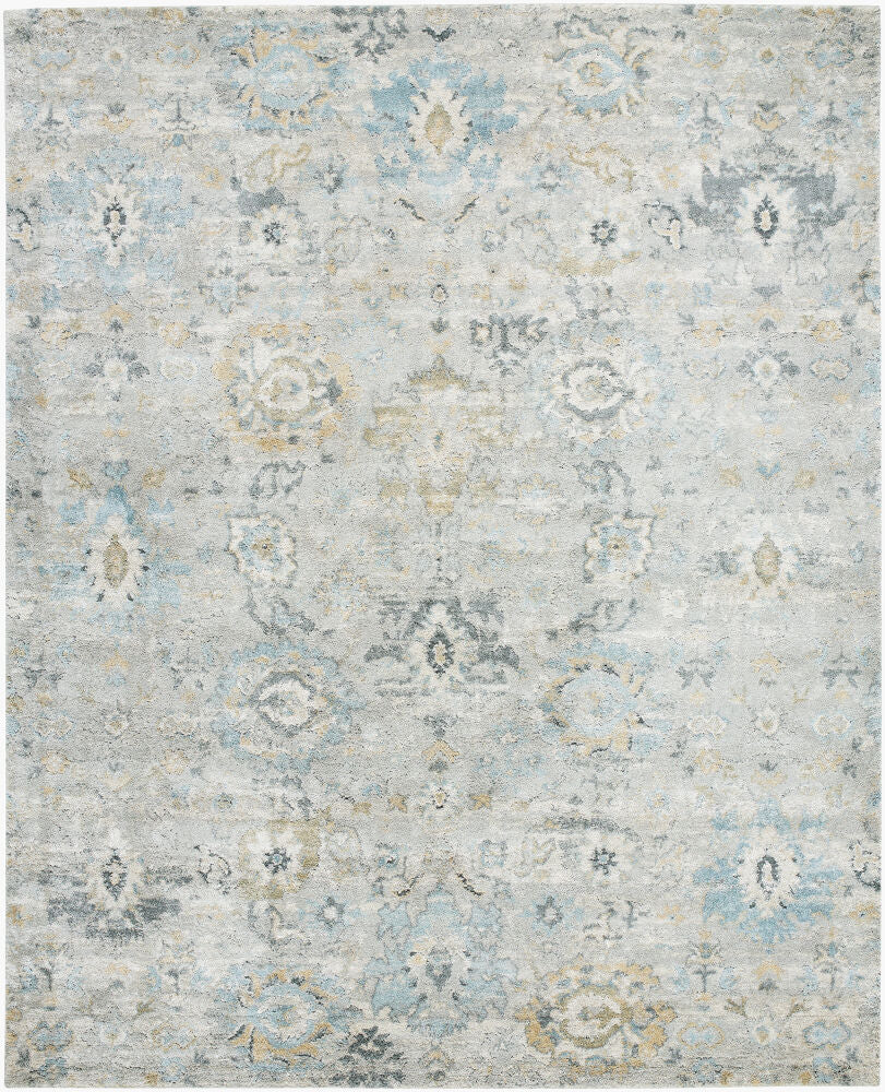 Avellino Machine Woven Rug — Deep Teal/Denim Livabliss Area Rug