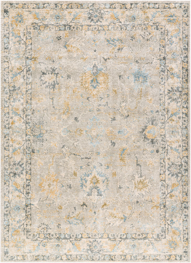 Avellino Machine Woven Rug — Deep Teal/Denim Livabliss Area Rug