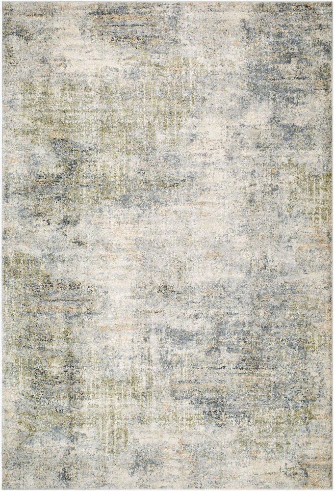 Avellino Machine Woven Rug — Deep Teal/Gray Livabliss Area Rug