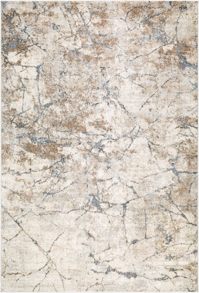Avellino Machine Woven Rug — Deep Teal/Gray Livabliss Area Rug