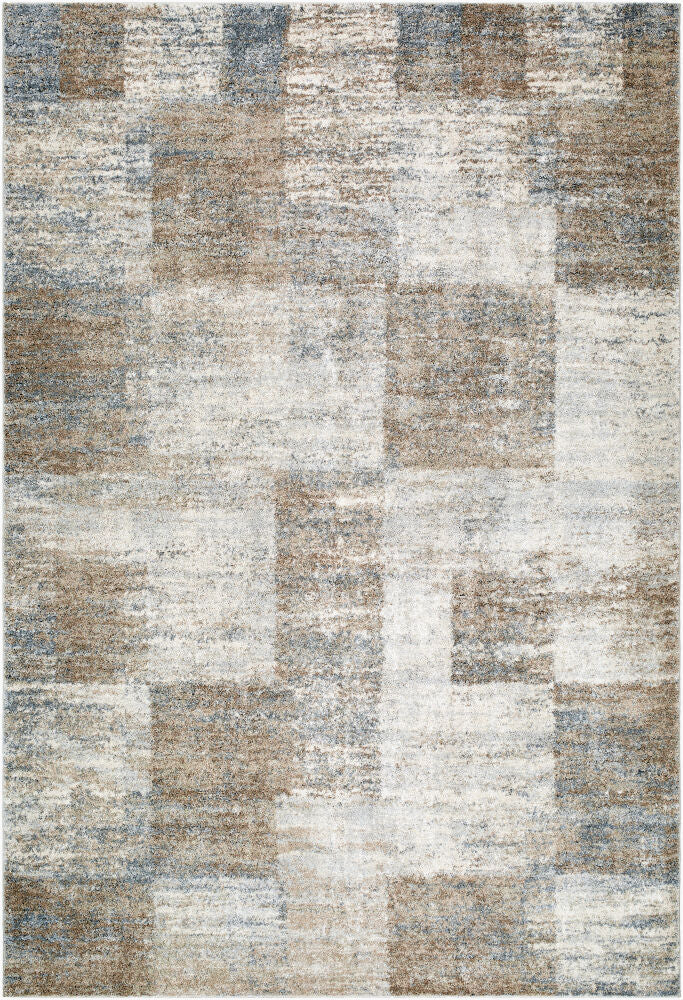 Avellino Machine Woven Rug — Deep Teal/Gray Livabliss Area Rug