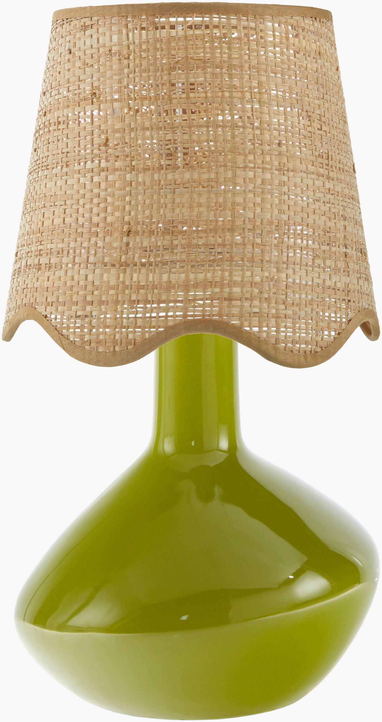 Aviara Accent Table Lamp — Green