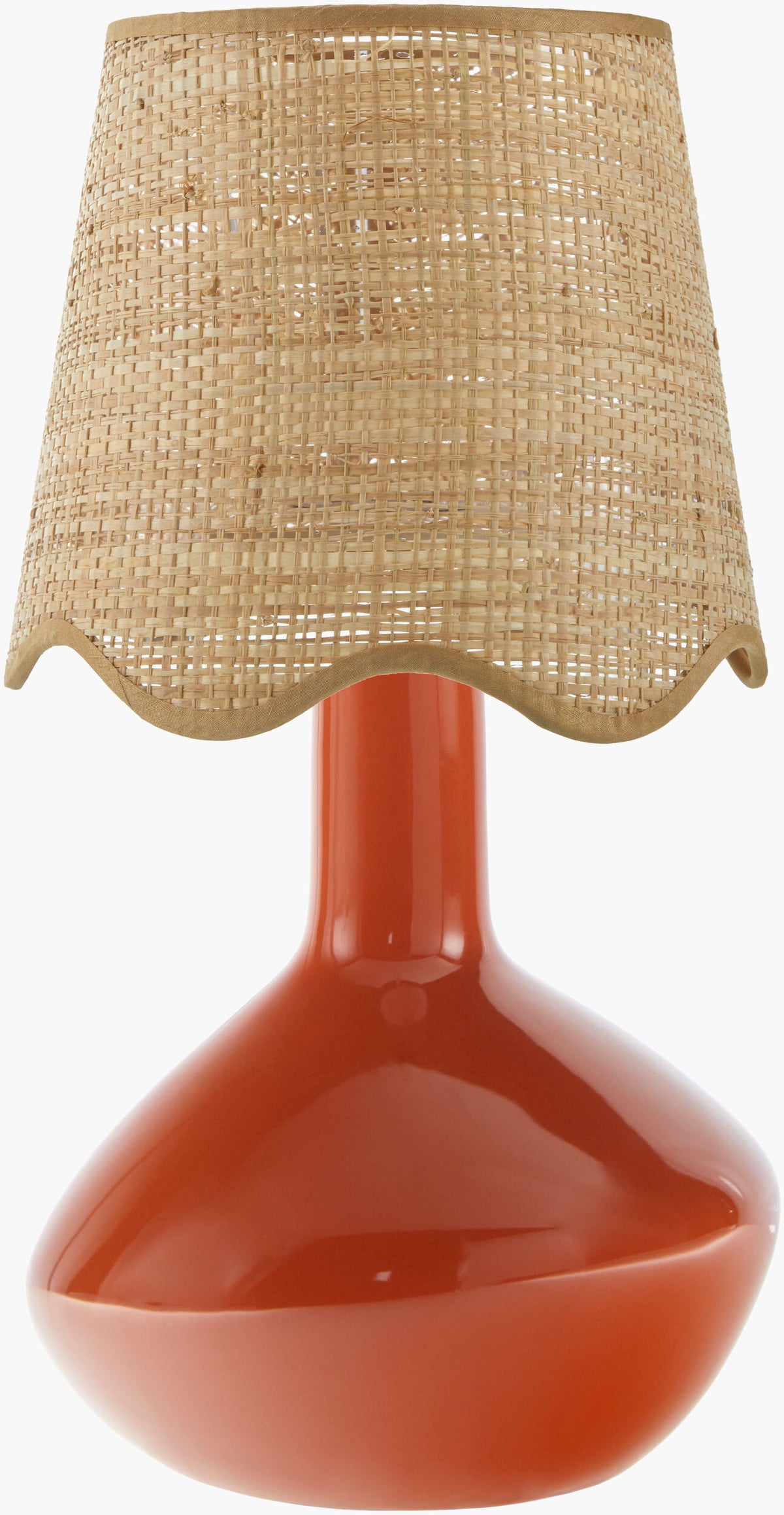 Aviara Accent Table Lamp — Red