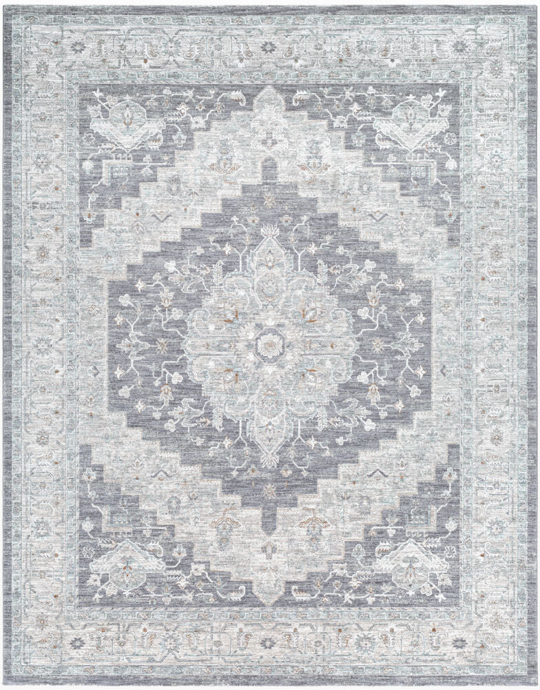 Avant Garde Machine Woven Rug — Brown/Charcoal Livabliss Area Rug