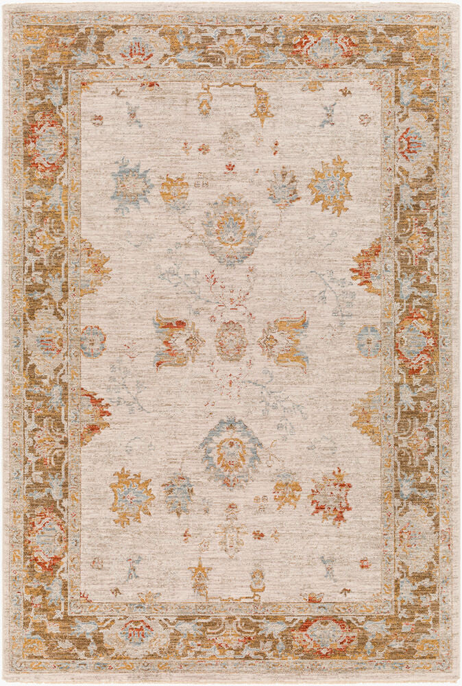Avant Garde Machine Woven Rug — Charcoal/Denim Livabliss Area Rug