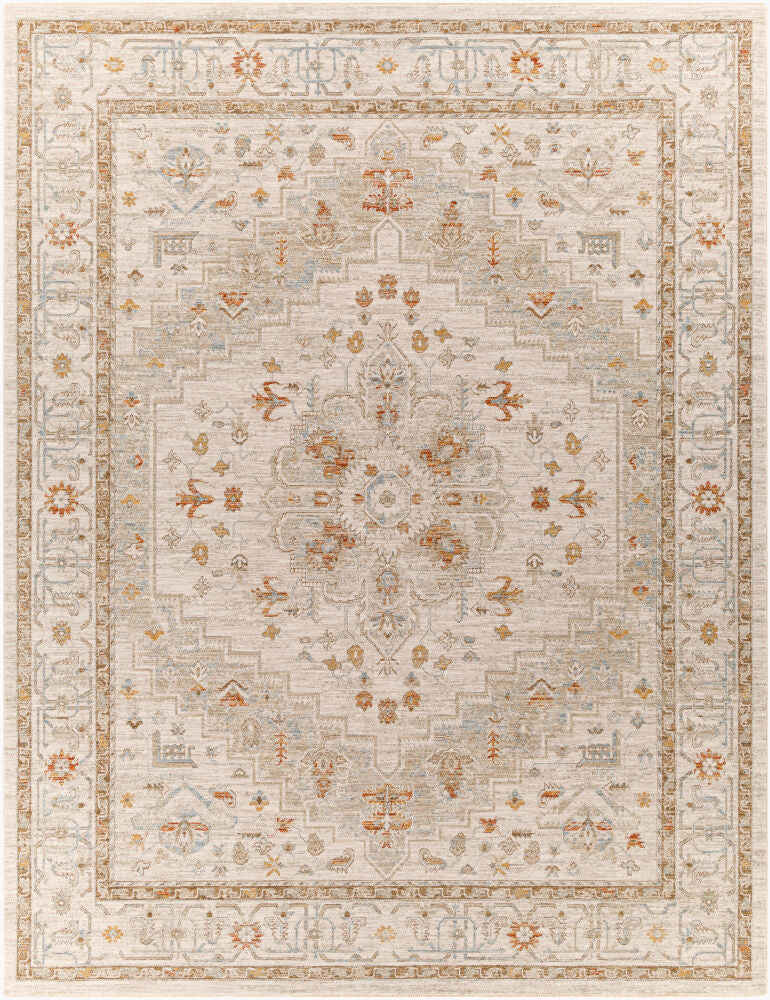 Avant Garde Machine Woven Rug — Charcoal/Denim Livabliss Area Rug
