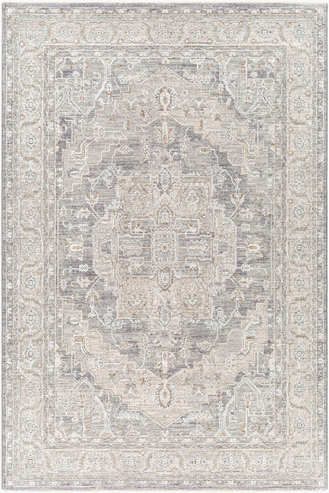 Avant Garde Machine Woven Rug — Brown/Denim Livabliss Area Rug