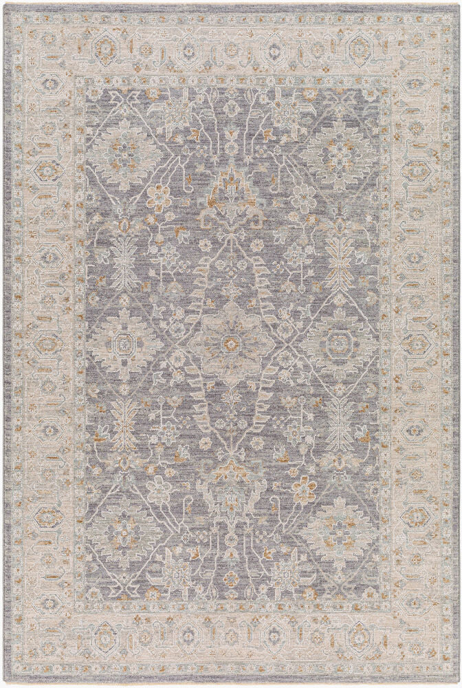 Avant Garde Machine Woven Rug — Brown/Denim Livabliss Area Rug