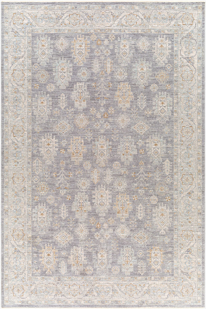 Avant Garde Machine Woven Rug — Brown/Charcoal Livabliss Area Rug