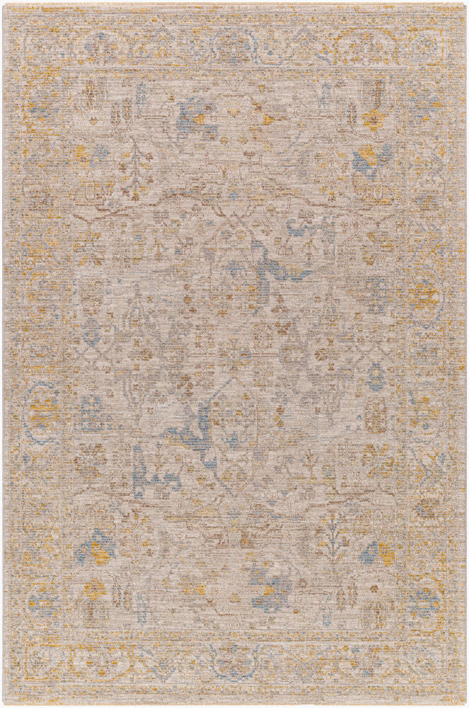 Avant Garde Machine Woven Rug — Charcoal/Dark Brown Livabliss Area Rug