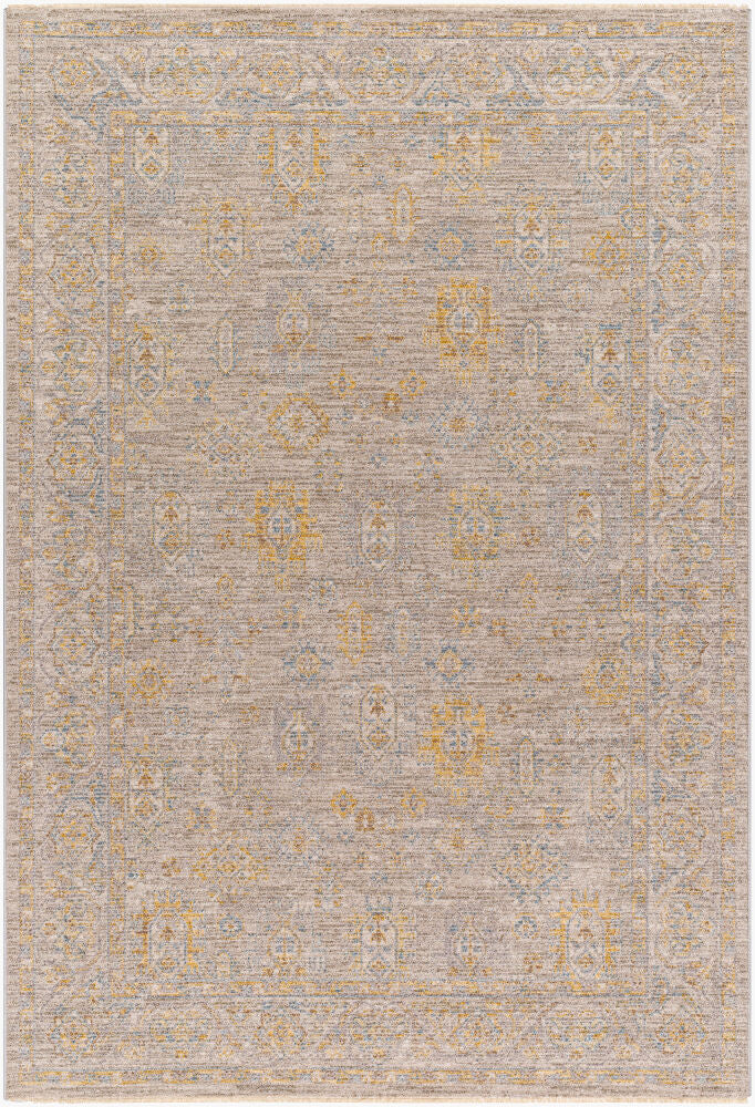 Avant Garde Machine Woven Rug — Charcoal/Dark Brown Livabliss Area Rug