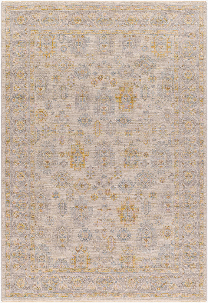 Avant Garde Machine Woven Rug — Charcoal/Dark Brown Livabliss Area Rug