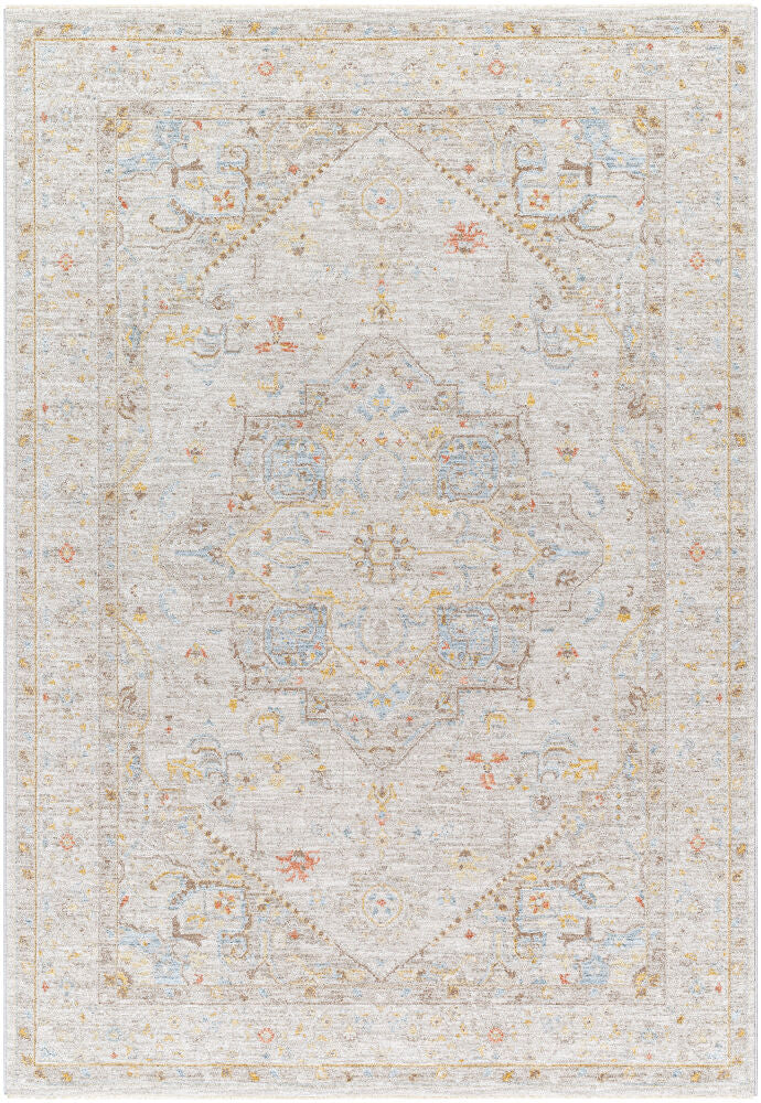 Avant Garde Machine Woven Rug — Amber/Dark Brown Livabliss Area Rug