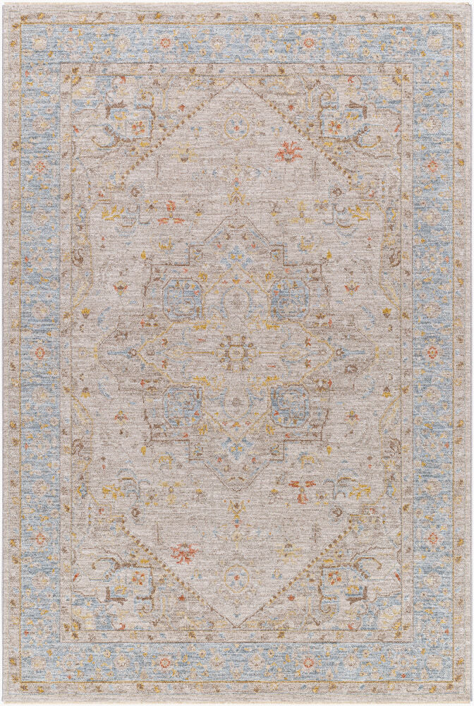 Avant Garde Machine Woven Rug — Amber/Dark Brown Livabliss Area Rug
