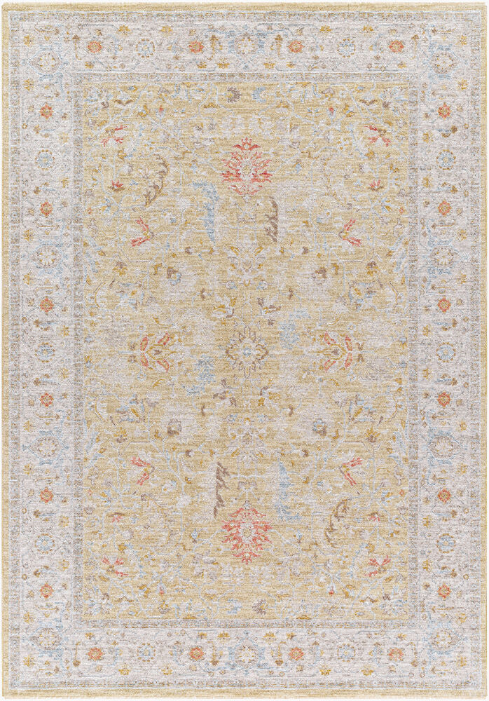 Avant Garde Machine Woven Rug — Amber/Dark Brown Livabliss Area Rug