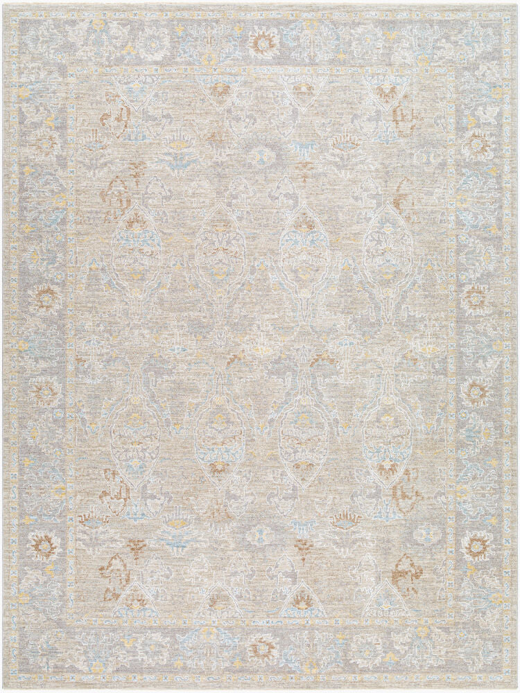 Avant Garde Machine Woven Rug — Charcoal/Cream Livabliss Area Rug