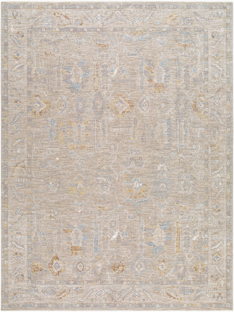 Avant Garde Machine Woven Rug — Charcoal/Cream Livabliss Area Rug