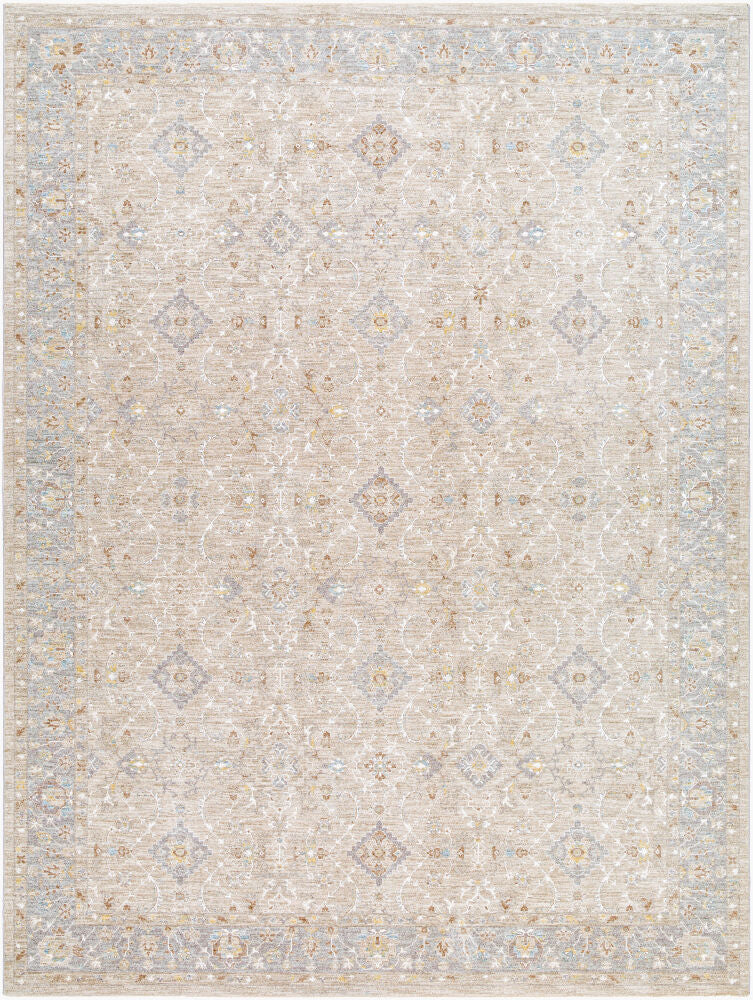 Avant Garde Machine Woven Rug — Charcoal/Cream Livabliss Area Rug