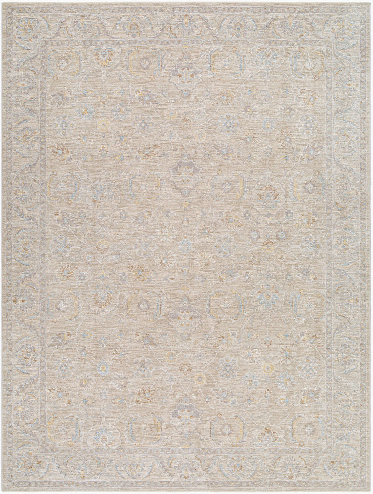 Avant Garde Machine Woven Rug — Charcoal/Cream Livabliss Area Rug