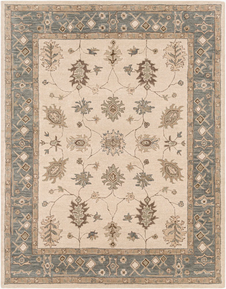 Middleton Handmade Rug — Charcoal/Dark Brown Livabliss Area Rug