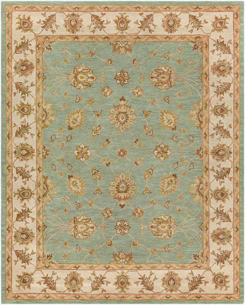 Middleton Handmade Rug — Grass Green/Light Beige Livabliss Area Rug