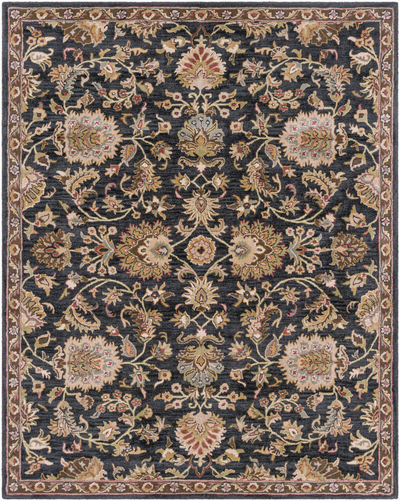 Middleton Handmade Rug — Burgandy/Dark Brown Livabliss Area Rug
